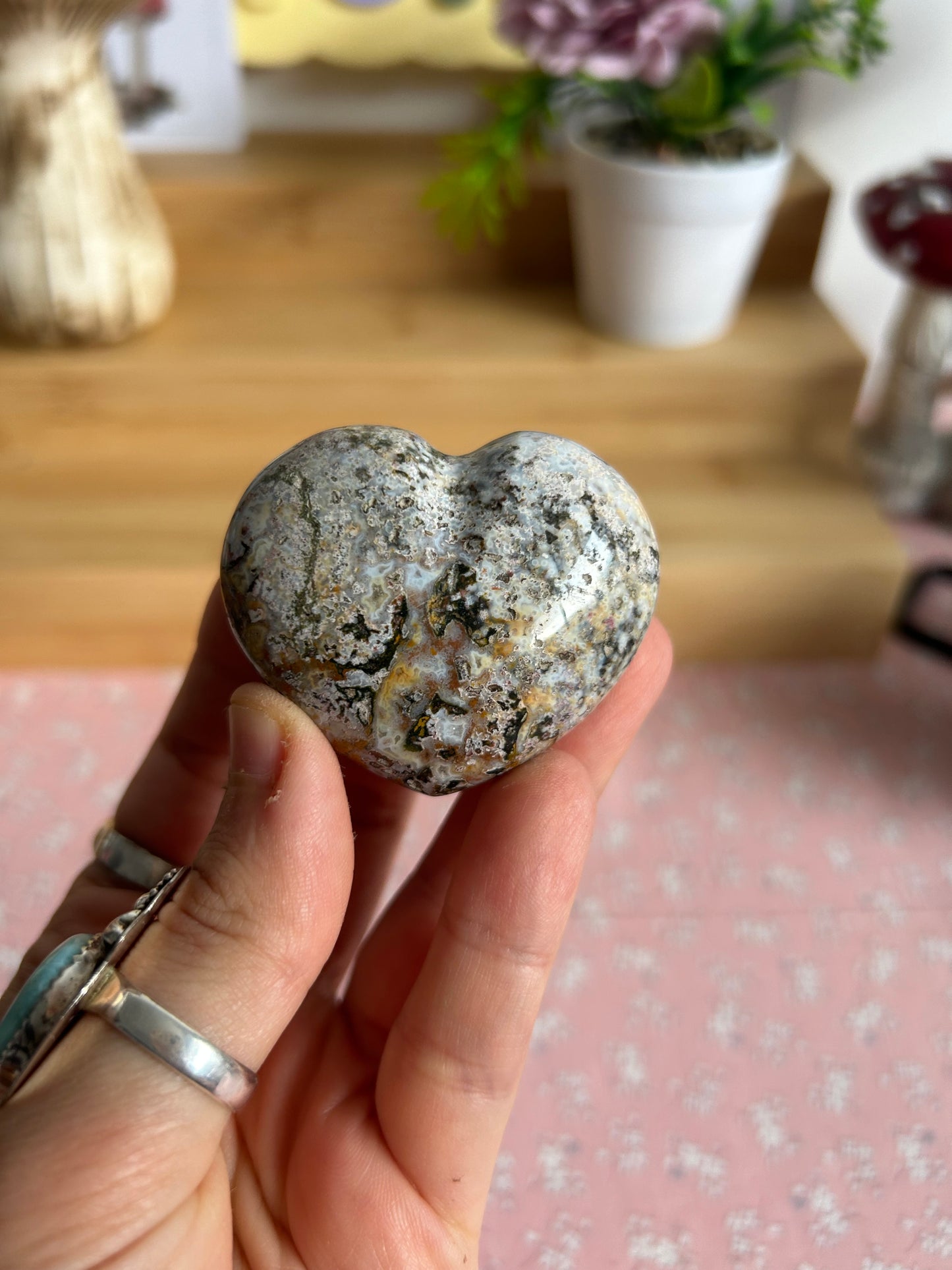 Ocean Jasper Heart