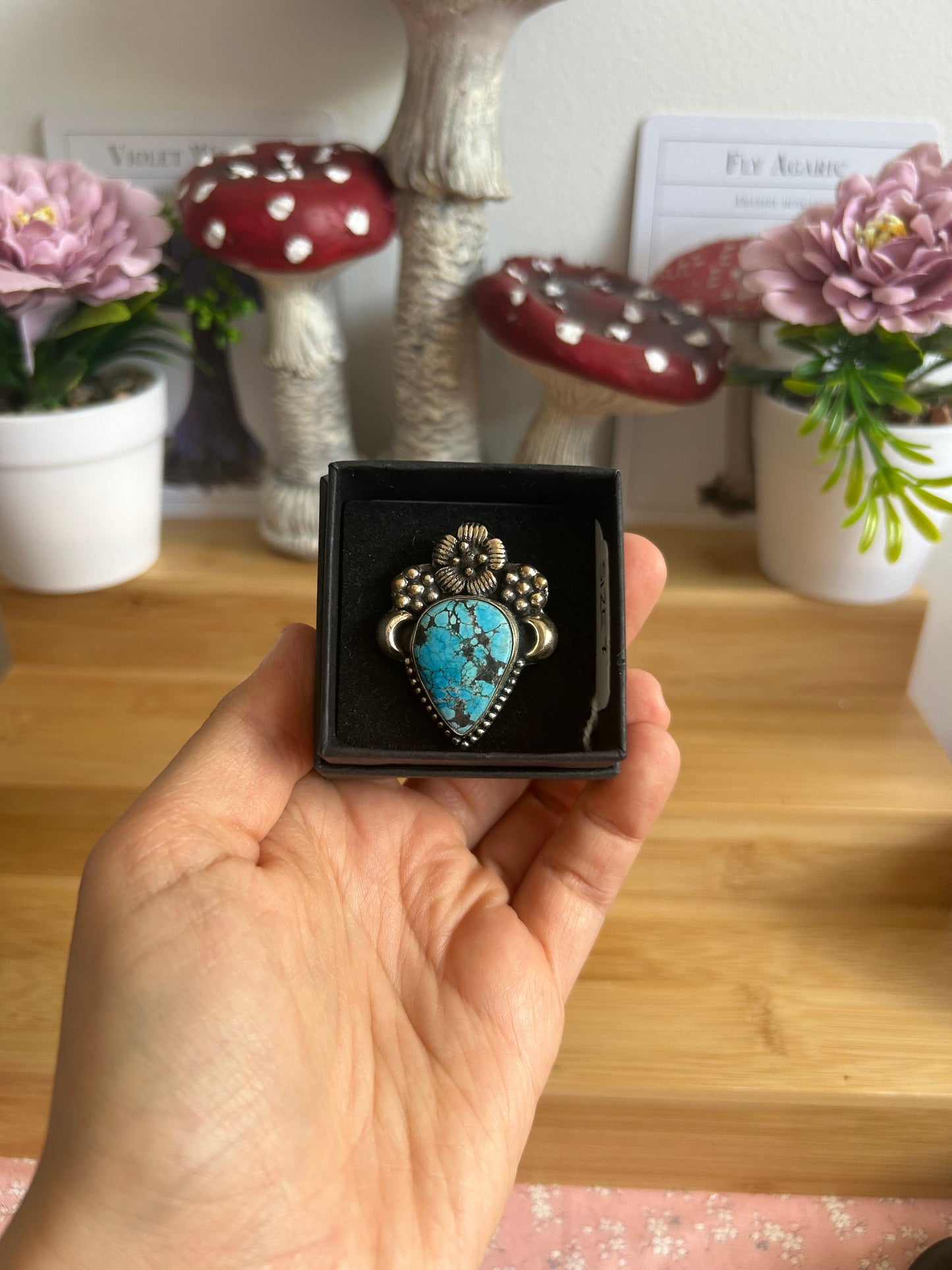 925 Turquoise size 7